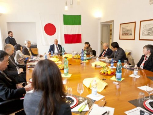 Incontro Delegazione Giapponese nella Sede dell’Anaste